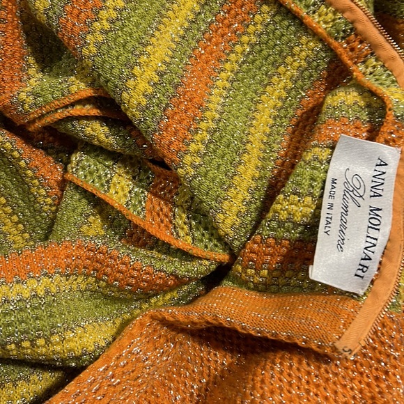 RARE ANNA MOLINARI BLUMARINE VINTAGE KNIT DRESS - Picture 6 of 6